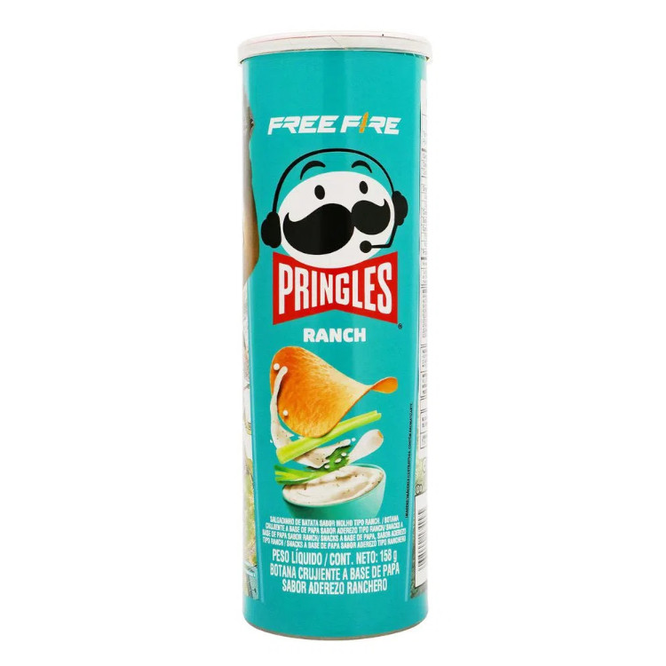 Papas Pringles Ranch 158Gr