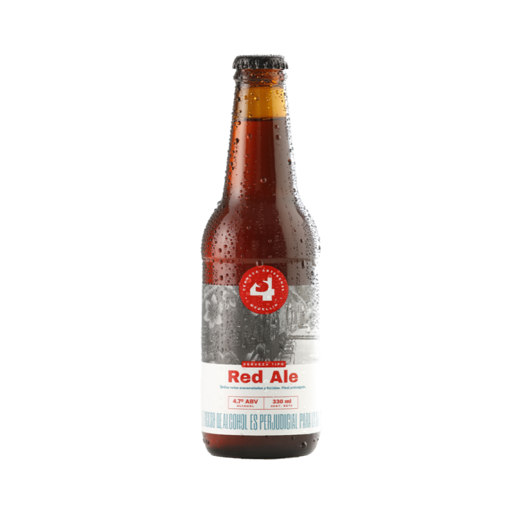 Cerveza Artesanal 4S Red Ale 330Ml