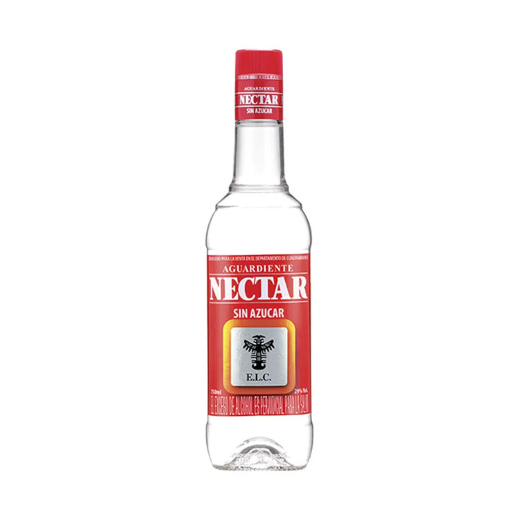 Aguardiente Nectar TDNL Sin Azúcar Botella 750Ml