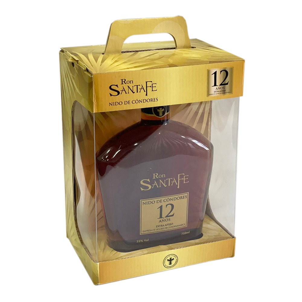 Estuche Ron Santafe 12 Años Botella 750Ml