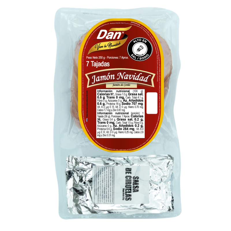 Jamón Navidad Dan 250Gr
