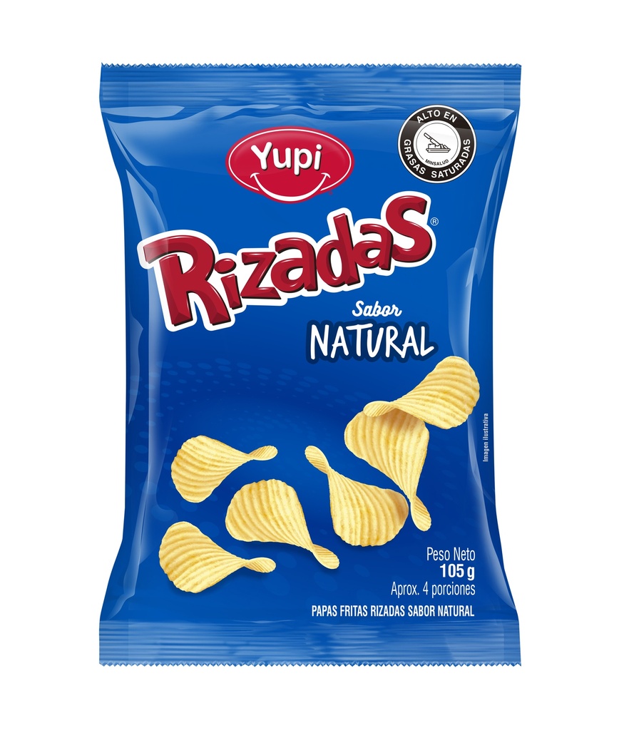 Papas Rizadas Natural Yupi 105Gr