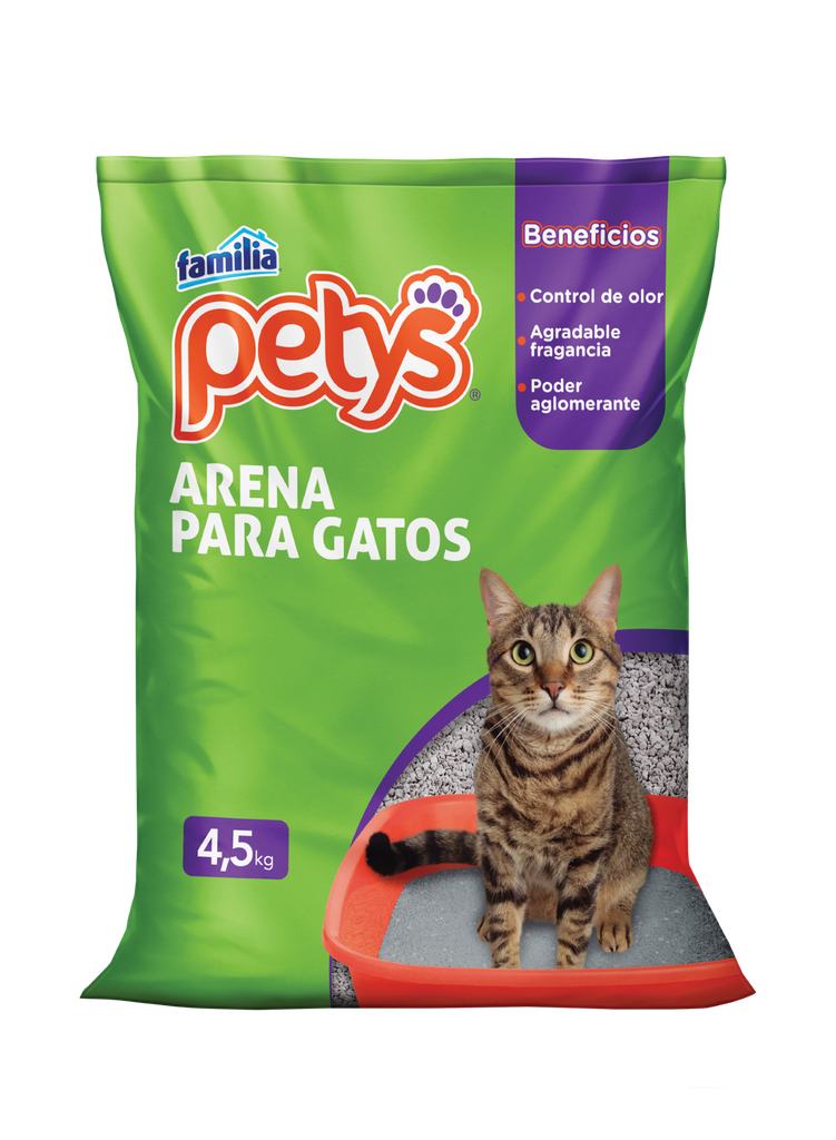 Arena Gatos Petys Aglomerante 4500Gr