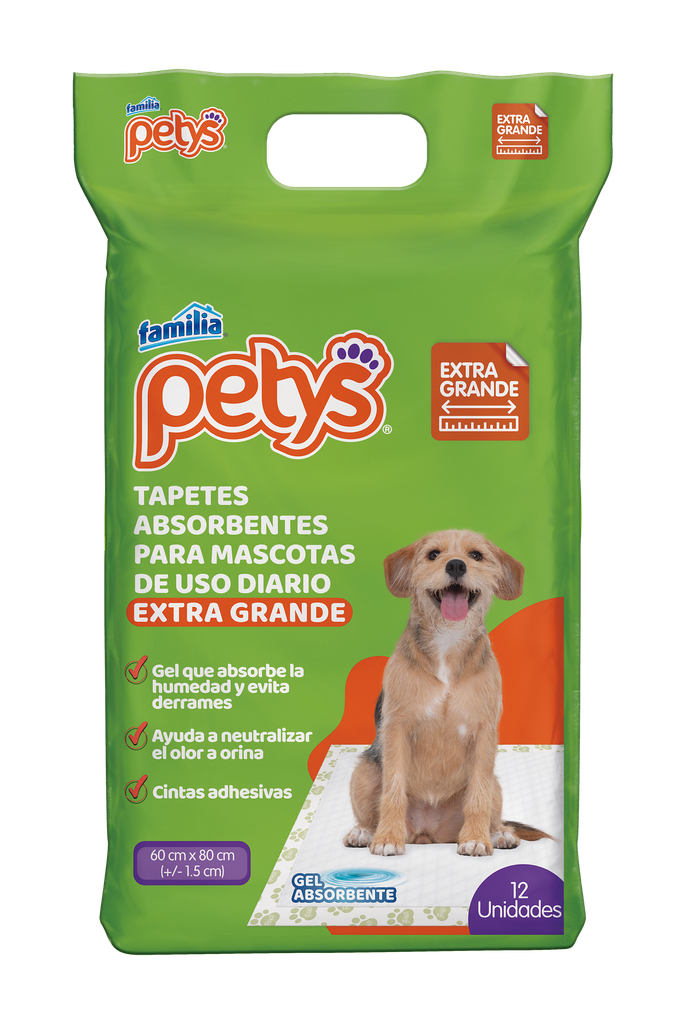 Tapete Absorbente Petys 12 Unidades