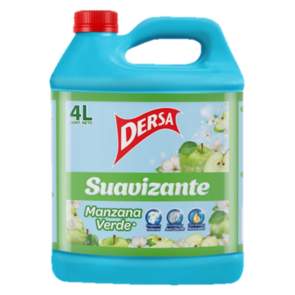 Suavizante Dersa Manzana Verde 4000Ml