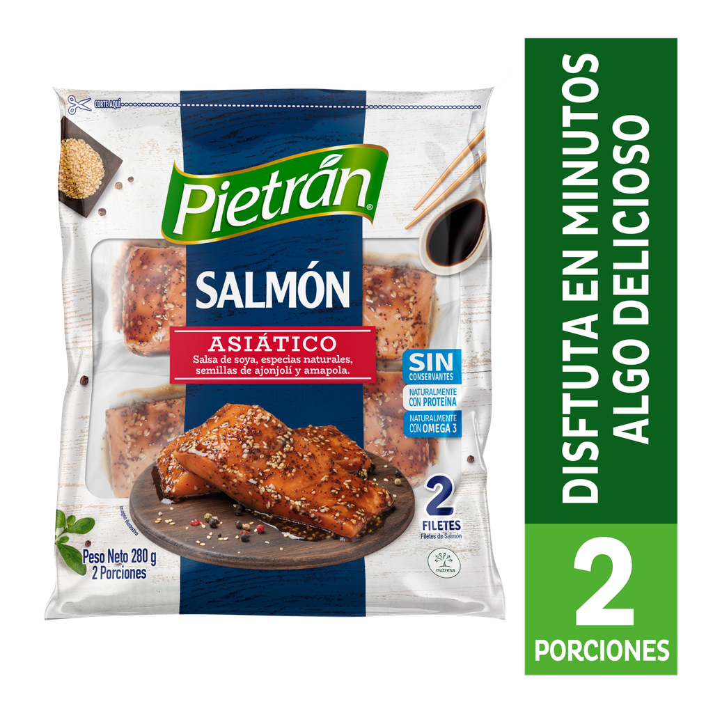 Salmón Asiático Pietrán 2 Filetes 280Gr