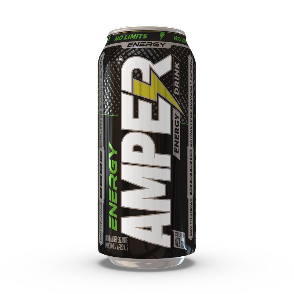 Bebida Energizante Amper Lata 473Ml