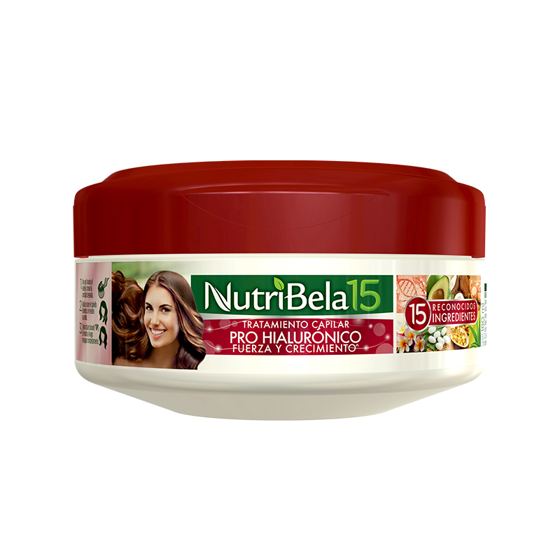 Tratamiento Nutribela Pro Hialurónico  Fuerza Y Crecimiento Pote 180Ml