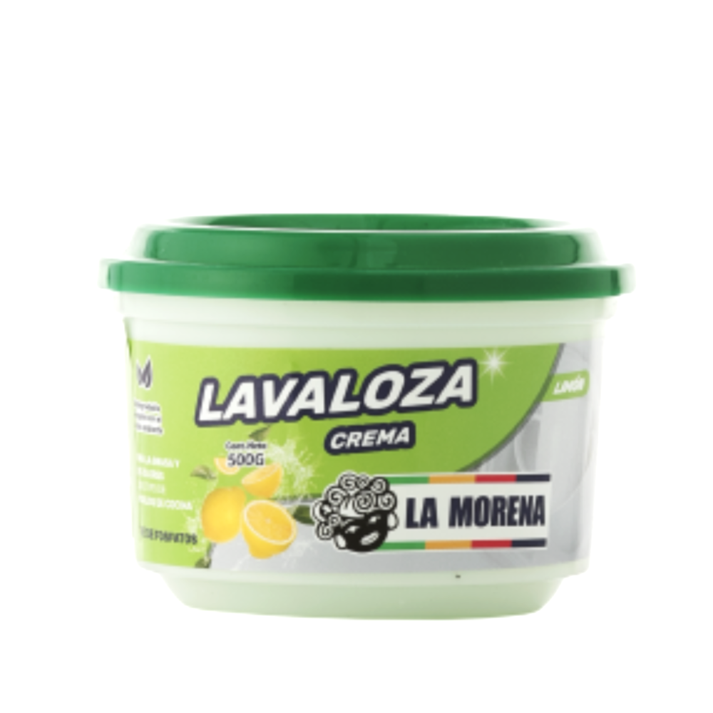 Lava Loza En Crema La Morena Limón 500Gr