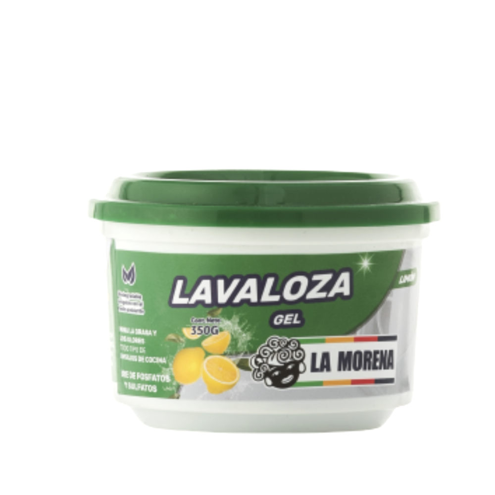 Lava Loza En Gel La Morena Limón 350Gr