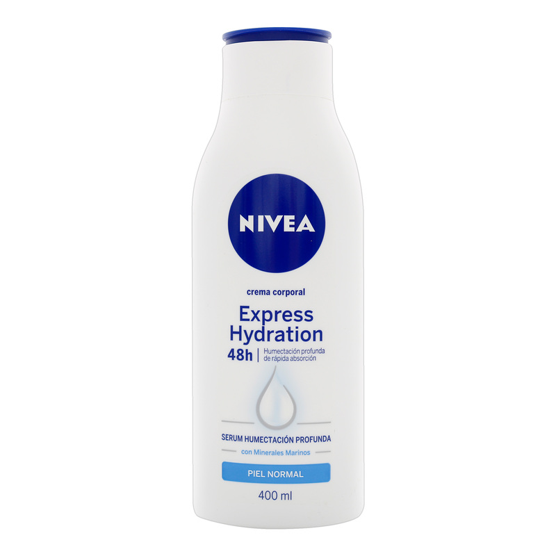 Crema Corporal Nivea Express Hitración Profunda Piel Normal 400Ml
