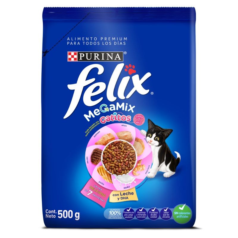 Felix Megamix Gatitos 500Gr