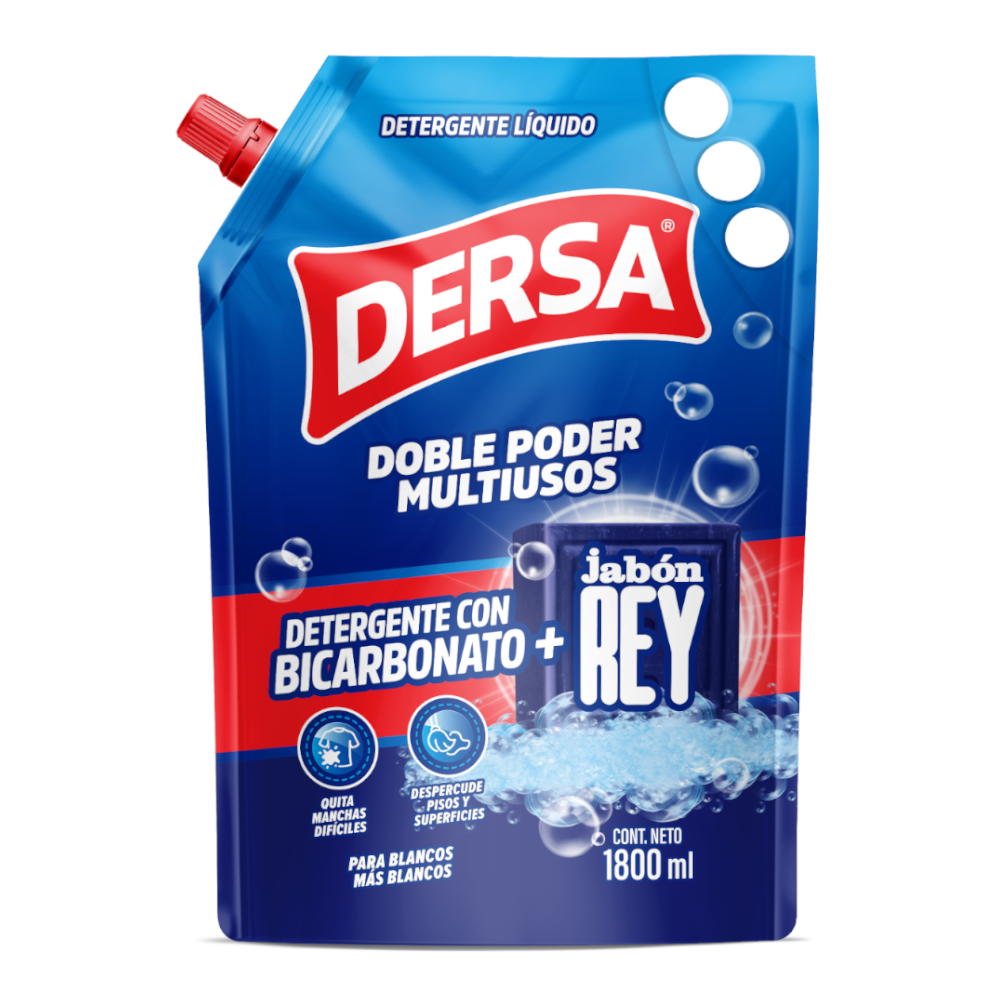 Detergente Líquido Dersa Doble Poder Multiusos Doypak 1800Ml