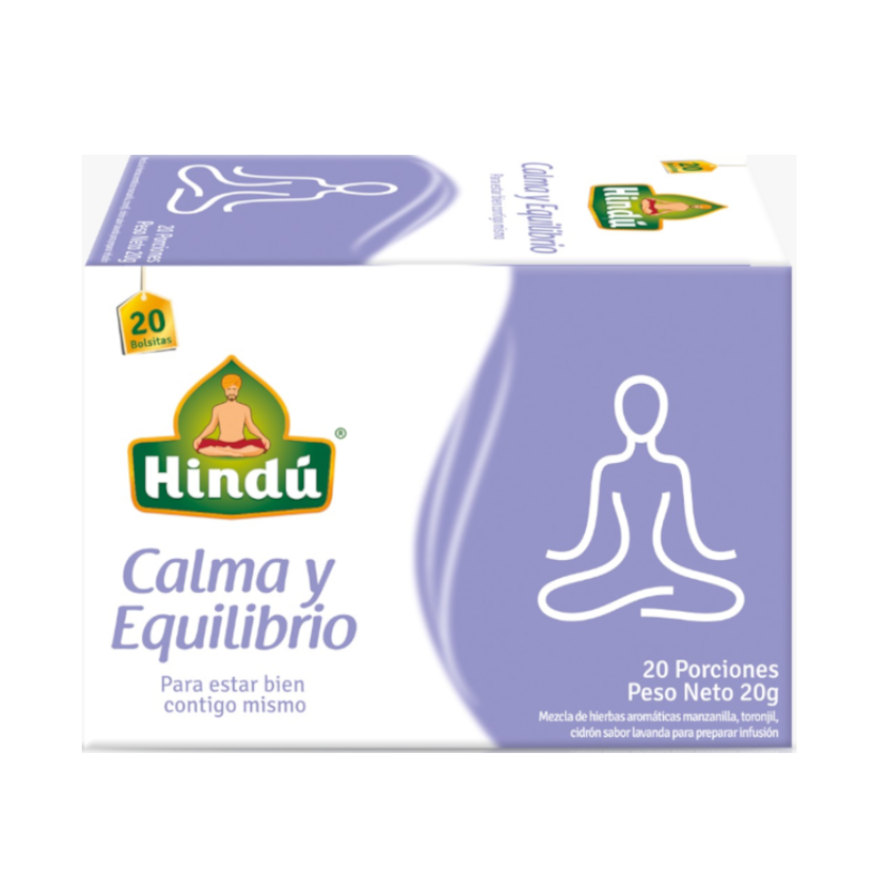 Infusion Hindu Calma Y Equilibrio 20 Unidades 20Gr