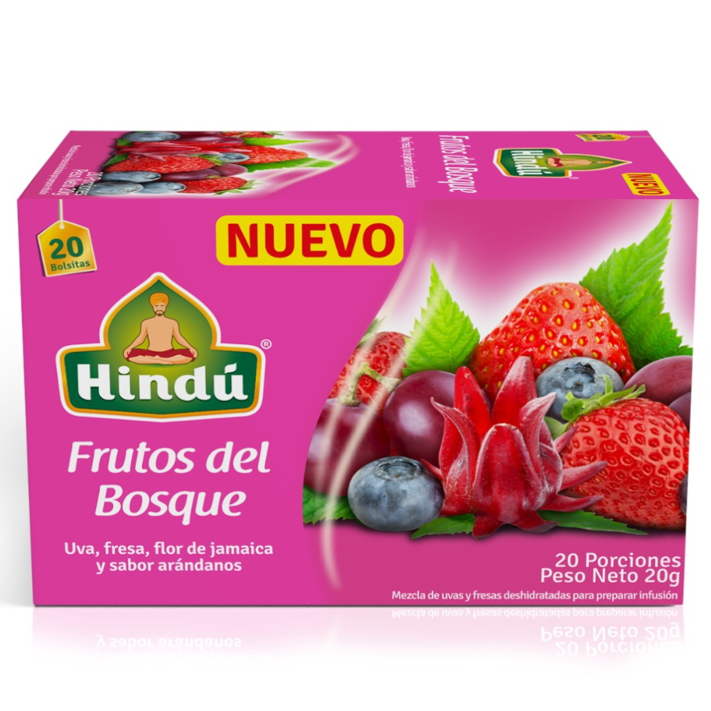 Infusion Hindú Frutos Del Bosque 20 Unidades 20Gr