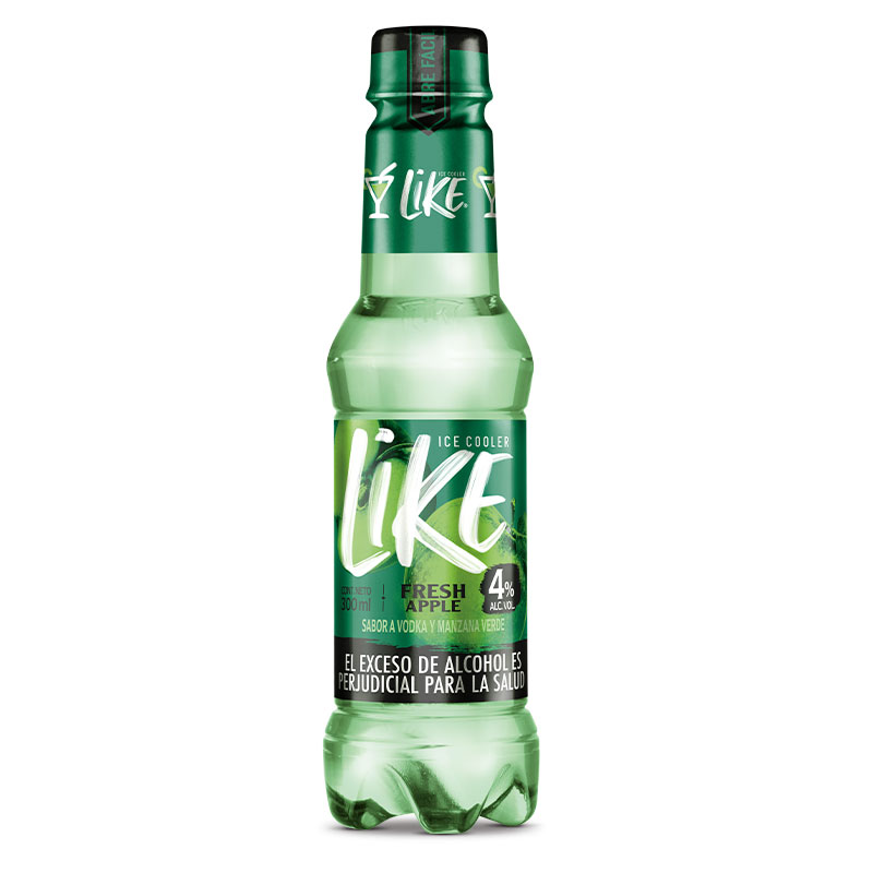 Bebida Like Sabor A Vodka Y Manzana Verde 300Ml