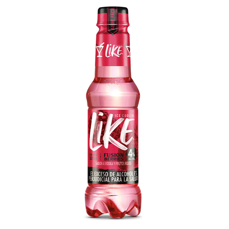 Bebida Like Sabor A Vodka Y Frutos Rojos 300Ml