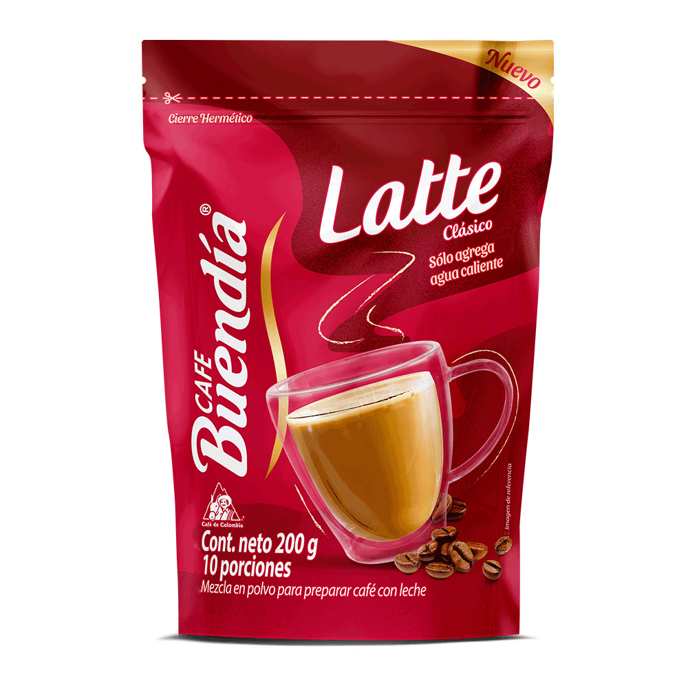 Cafe Buendía Latte Clásico Doypak 200Gr