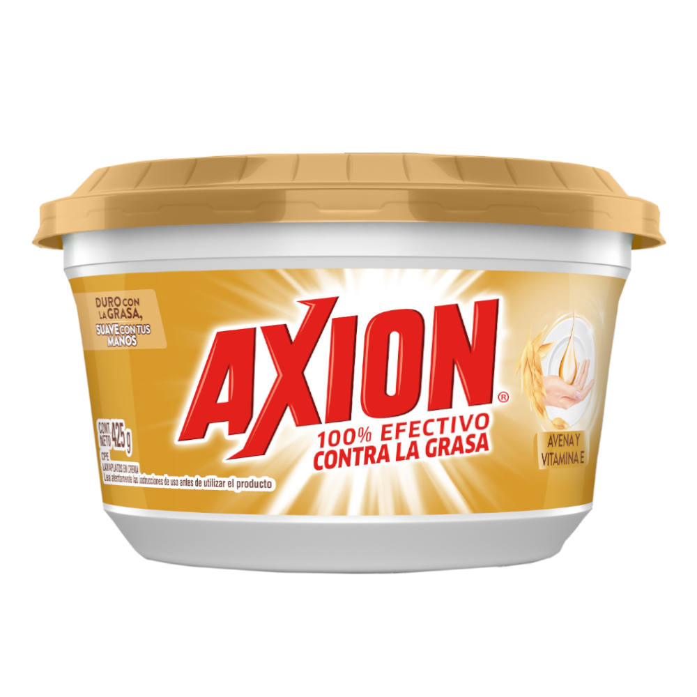Lavaplatos Axion Crema Avena Y Vitamina E 425Gr