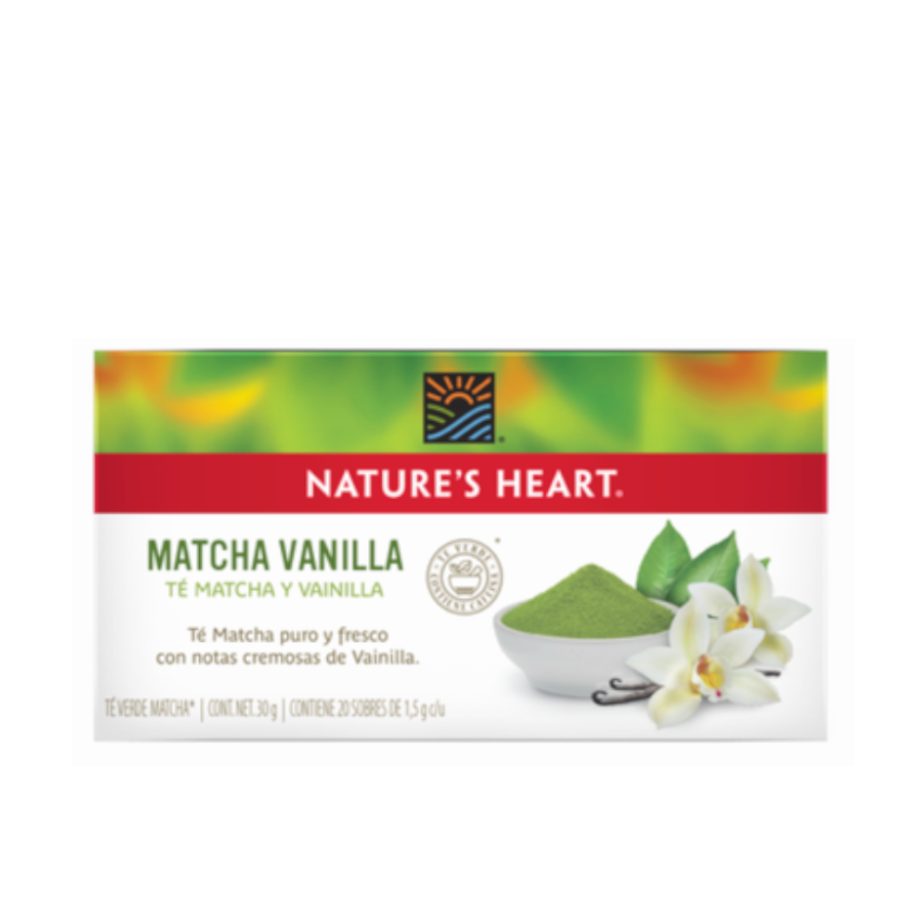 Té Verde Matcha Y Vainilla Nature's Heart  20 Sobres 30Gr