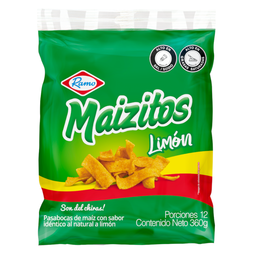 Maizitos Limón Ramo 12 Unidades 360Gr