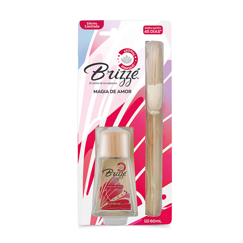 Ambientador Brizze Palitos Rattan Magia De Amor 60Ml
