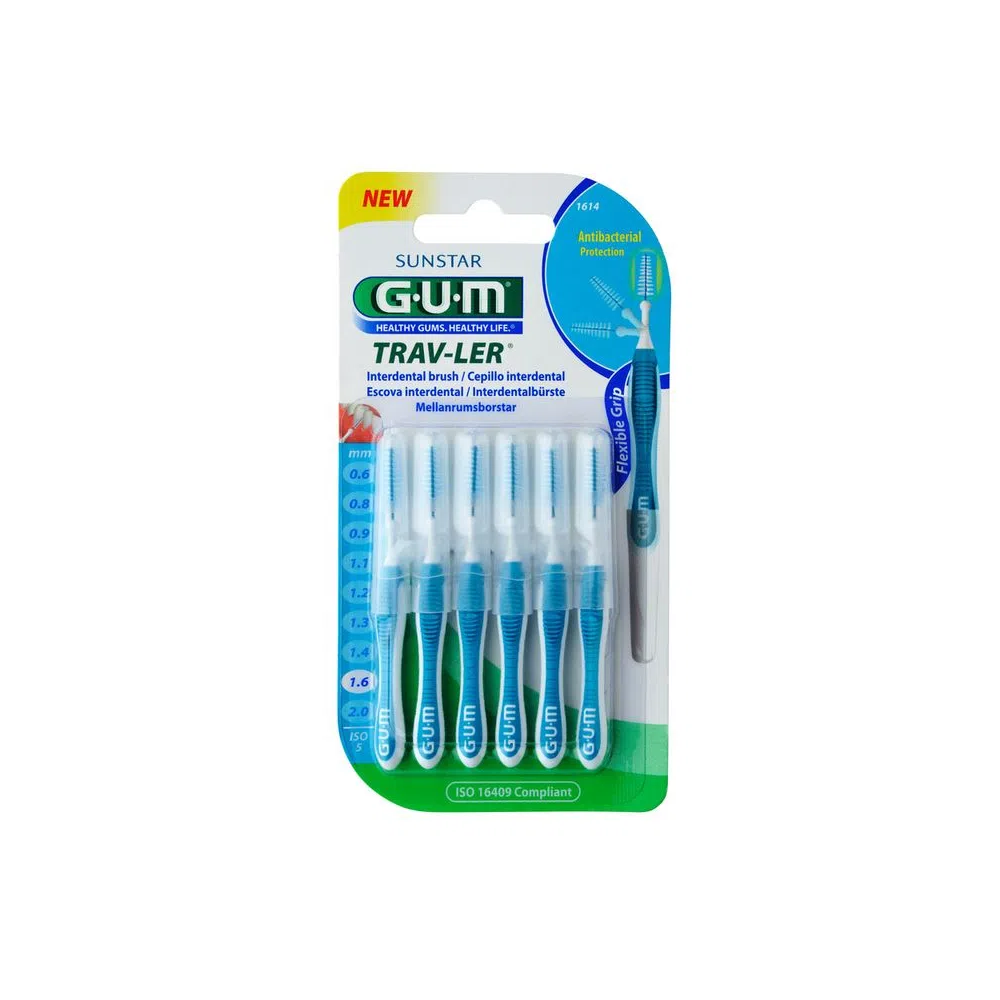 Cepillo Interdental Gum Trave-Ler 6 Unidades