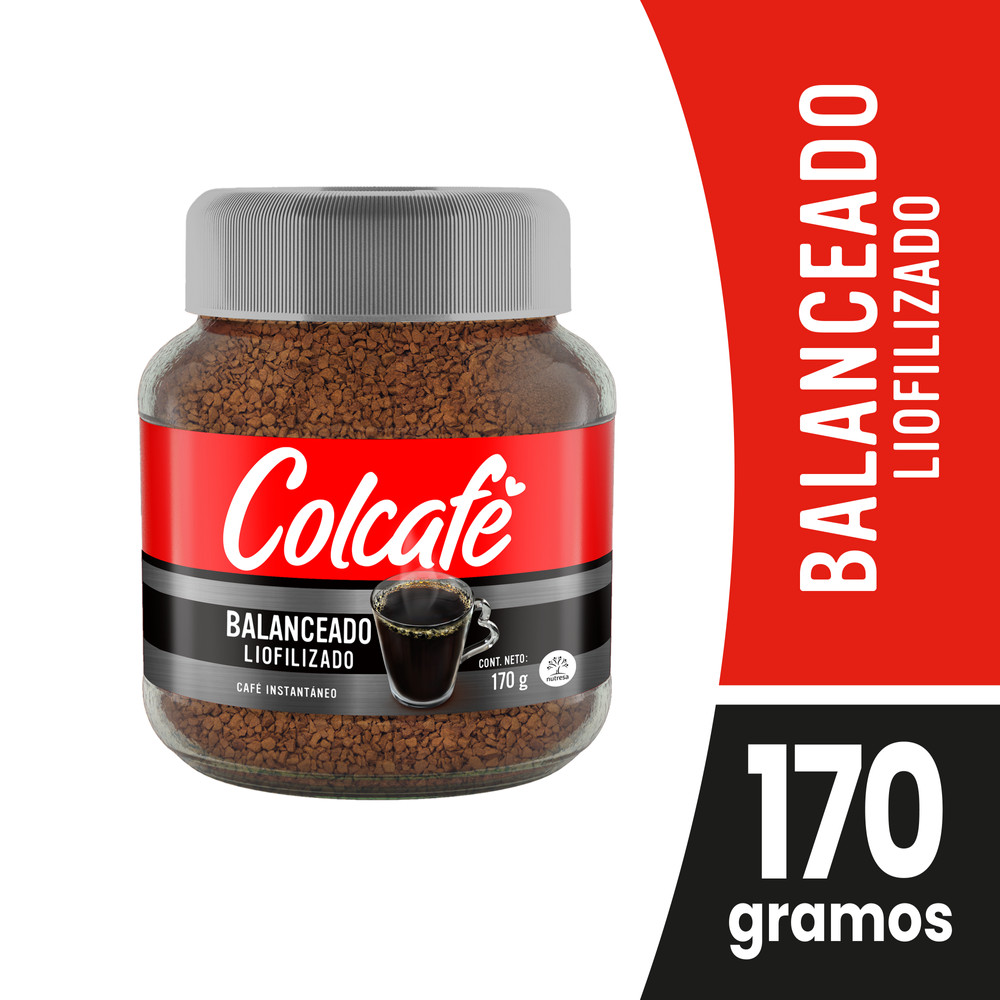 Colcafe Instantáneo Balanceado Liofilizado 170Gr