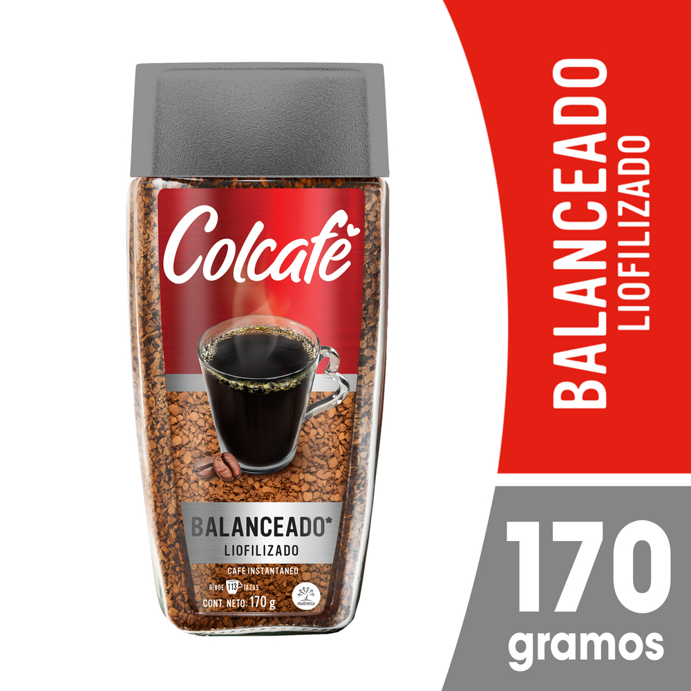 Colcafe Instantáneo Balanceado Liofilizado 170Gr