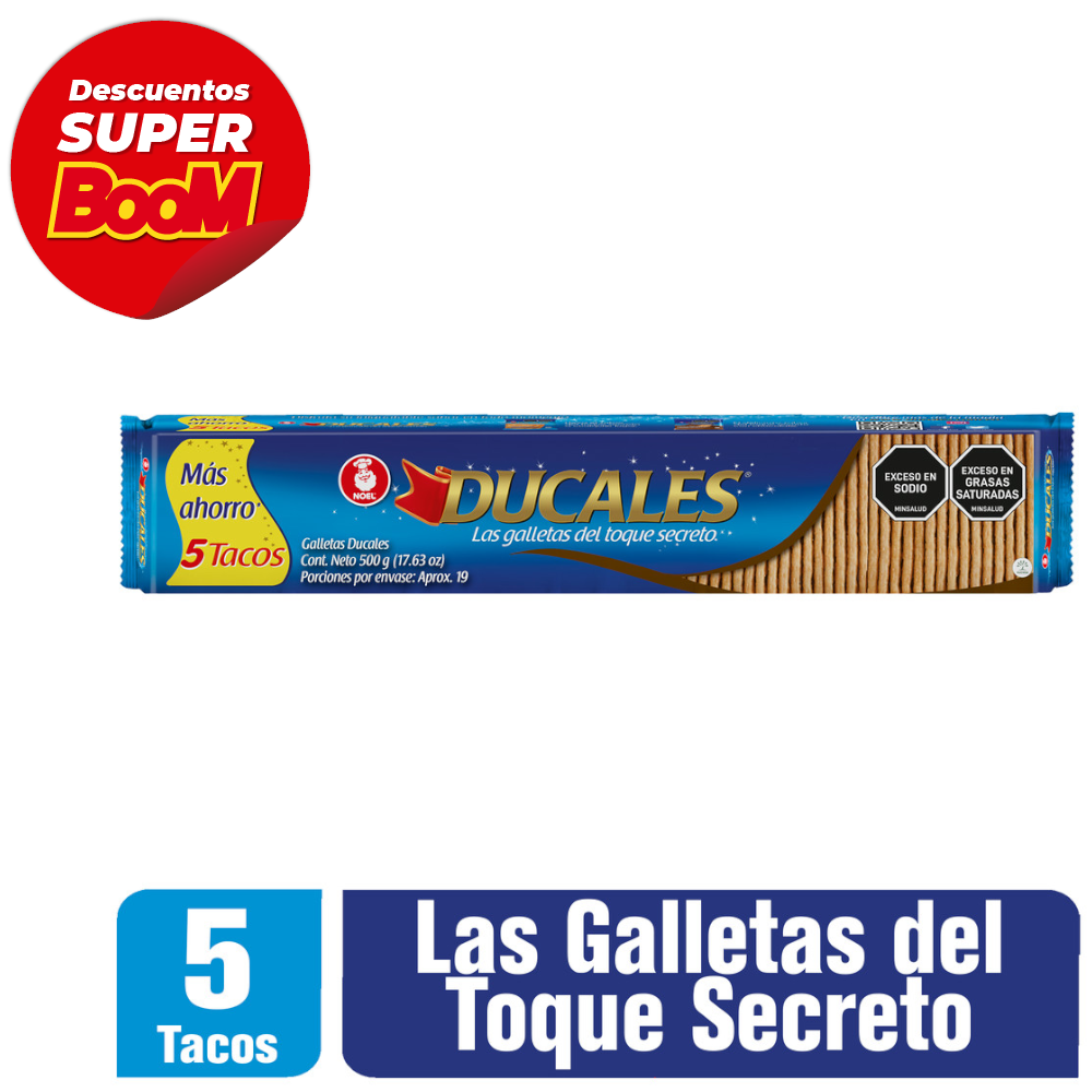 Galletas Ducales 5 Tacos 500Gr