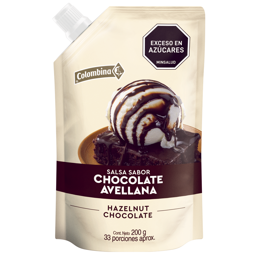 Salsa Sabor Chocolate Avellana Colombina 200Gr