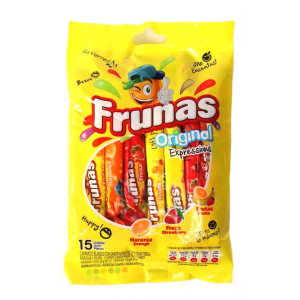 Frunas Original Barra Expressions Surtido 15 Und 120Gr