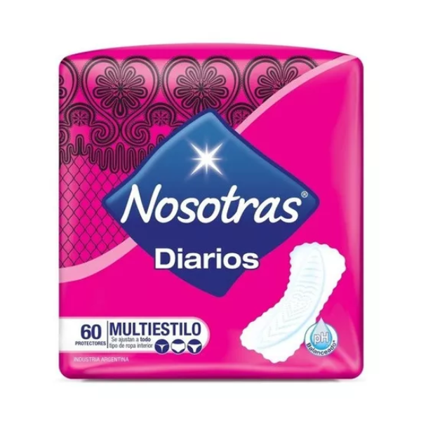 Protectores Nosotras Multiestilo 60 Unidades