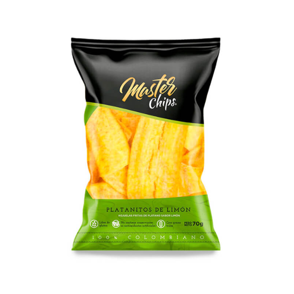 Platanitos Limón Master Chips 130Gr