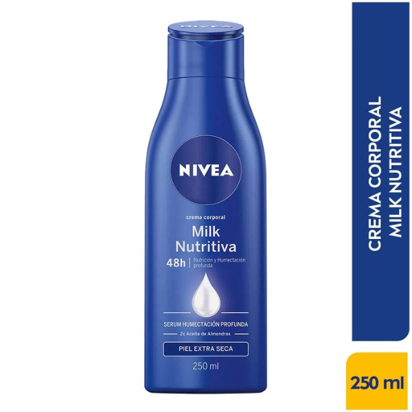 Crema Nivea Body Milk Piel Extra Seca 250Gr