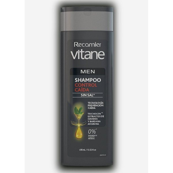 Shampoo Vitane Men Control Caída 400Ml