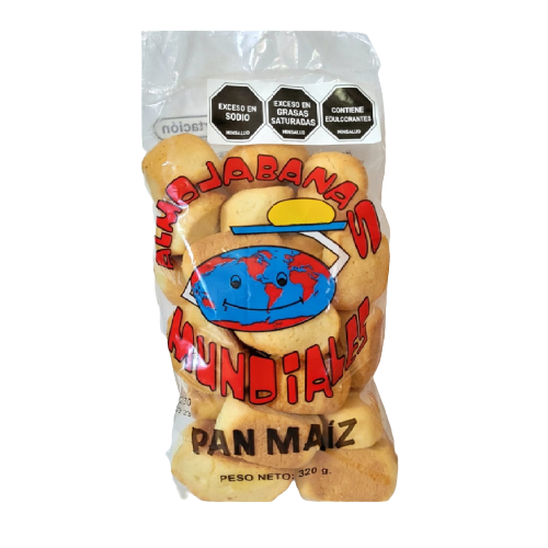 Pan De Maiz  Mundiales 320Gr