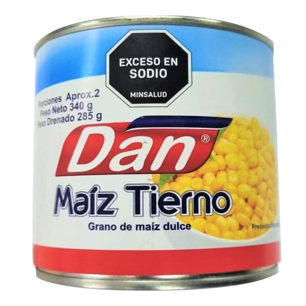 Maíz Tierno Dan Lata 340Gr