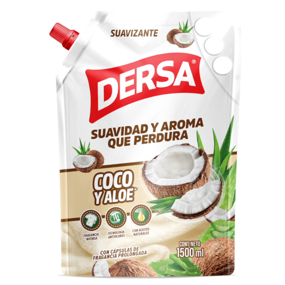 Suavizante Dersa Coco Y Aloe 1500Ml