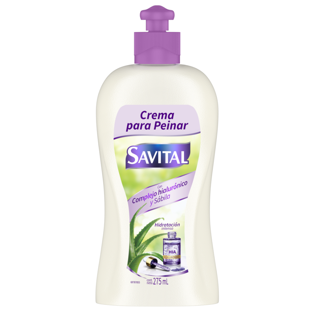 Crema Para Peinar Savital Complejo Hialurónico Y Savital 275Ml