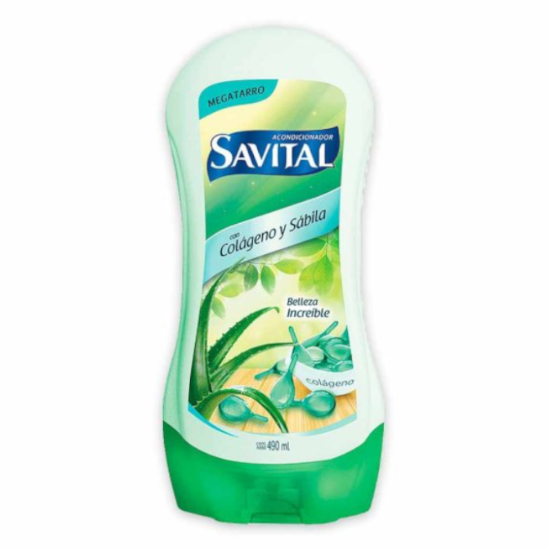 Acondicionador Savital Colágeno Y Sábila 490Ml