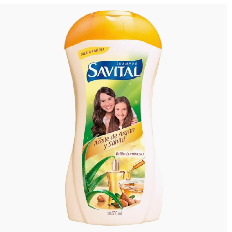 Shampoo Savital Aceite Argán Y Sábila 510Gr