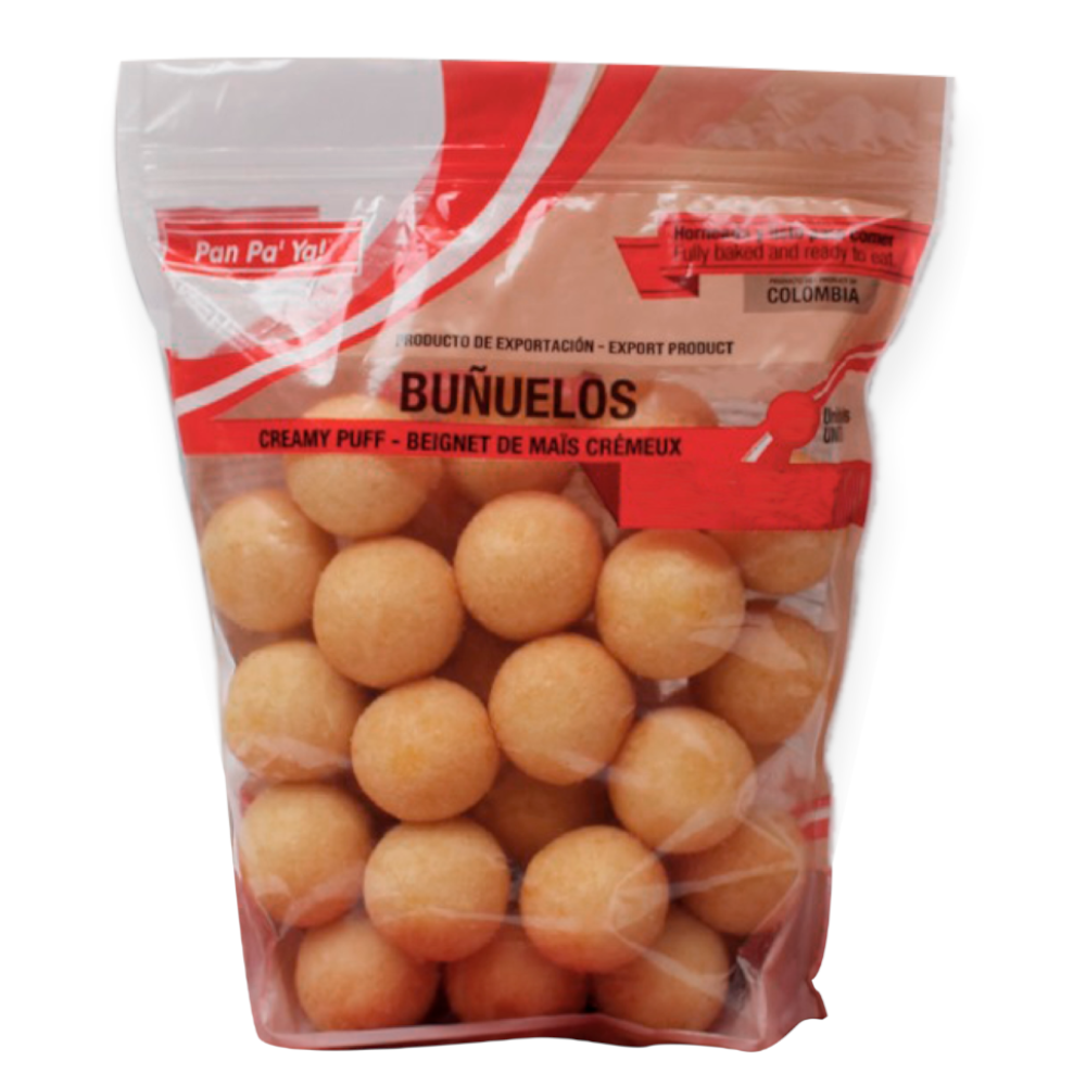 Mini Buñuelos Pan Pa' Ya! 34 Unidades 480Gr