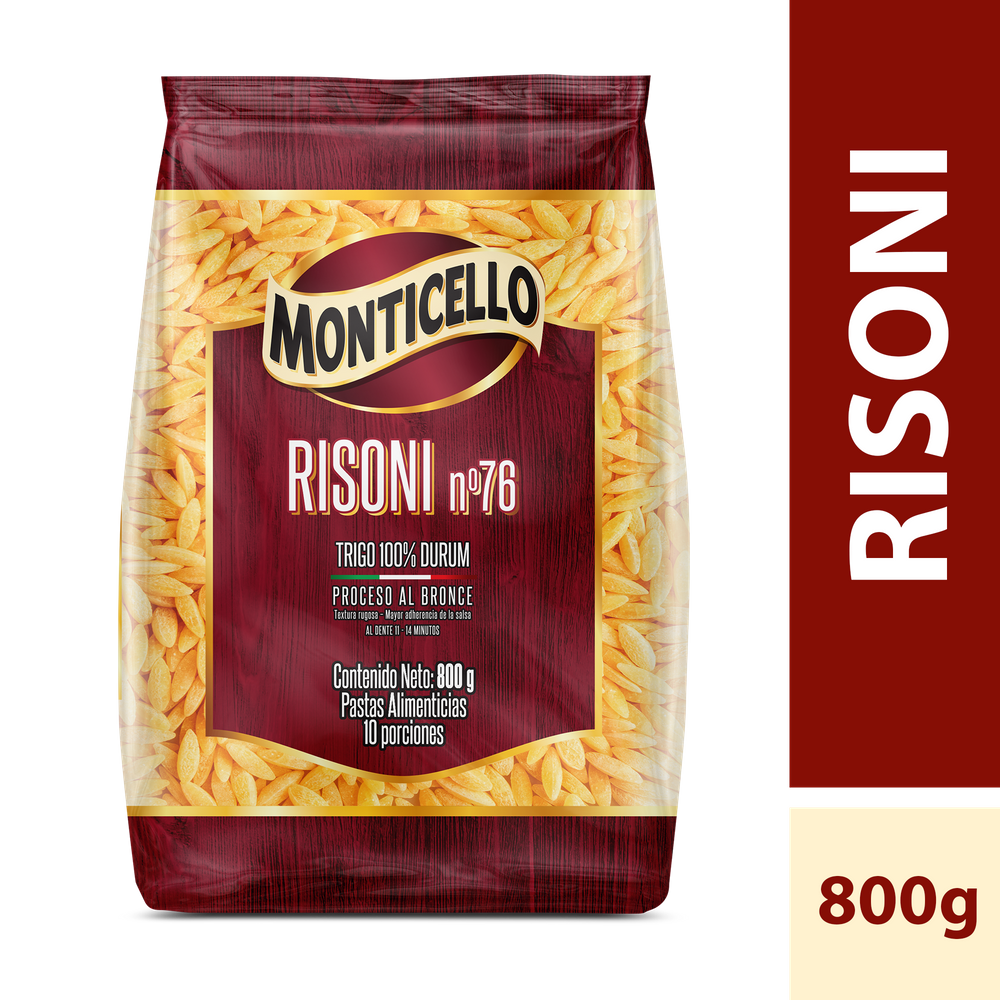 Risoni Monticello N°76 800Gr