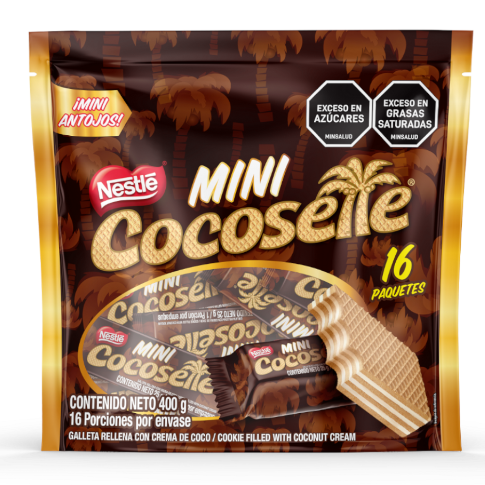 Galleta Mini Cocosette  16 Unidades 400Gr