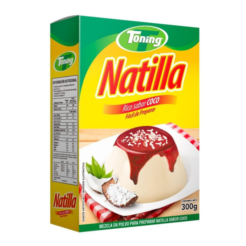 Natilla Toning Coco Navidad 300Gr