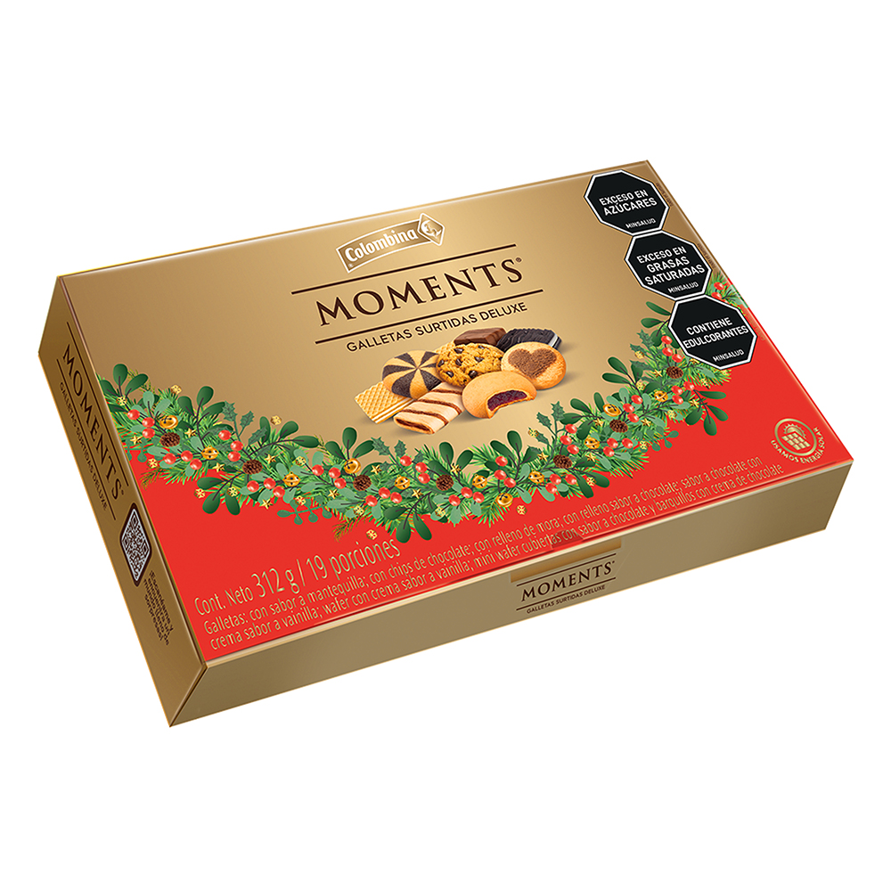 Galleta Moments Surtidas Deluxe 312Gr