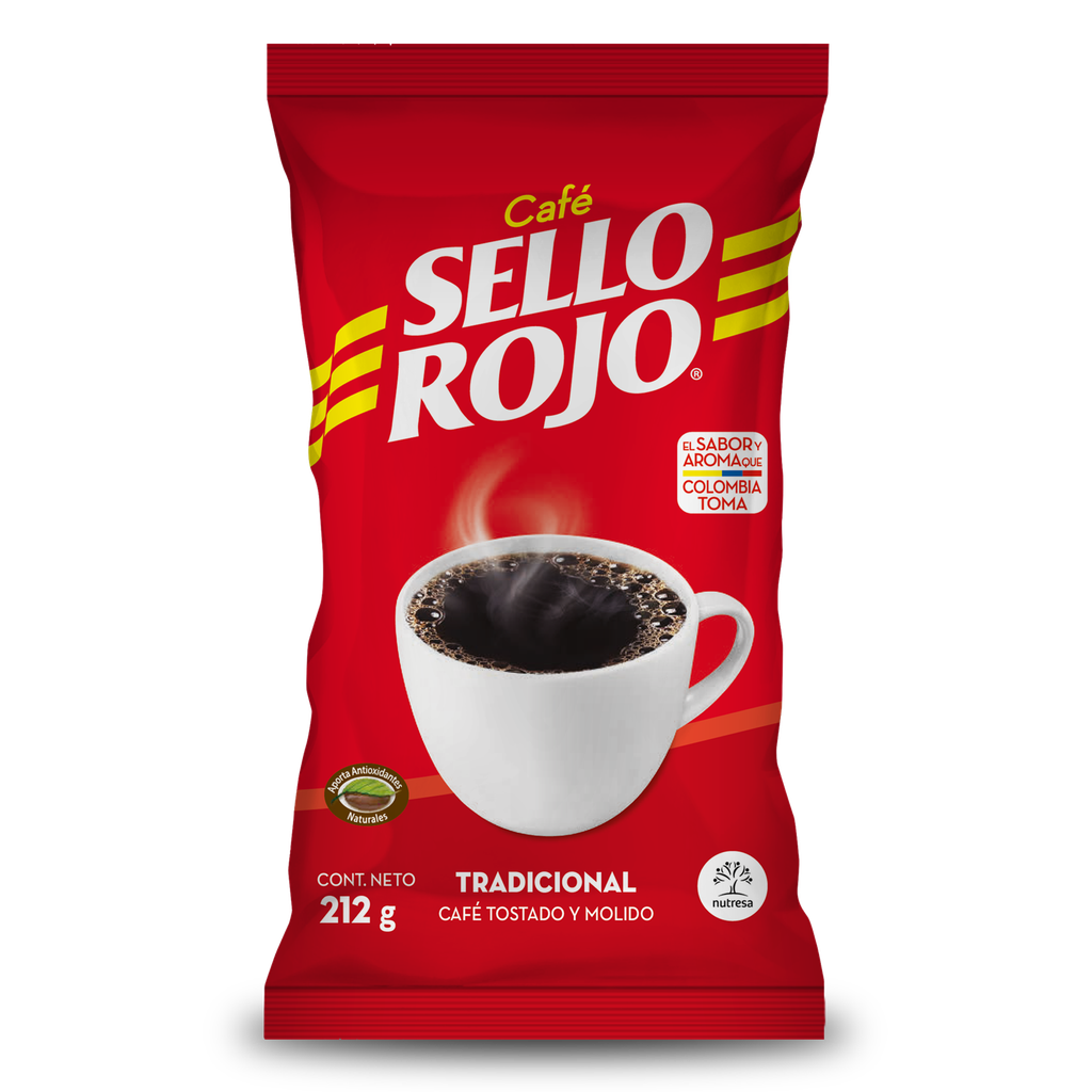 Café Sello Rojo Tradicional 212Gr