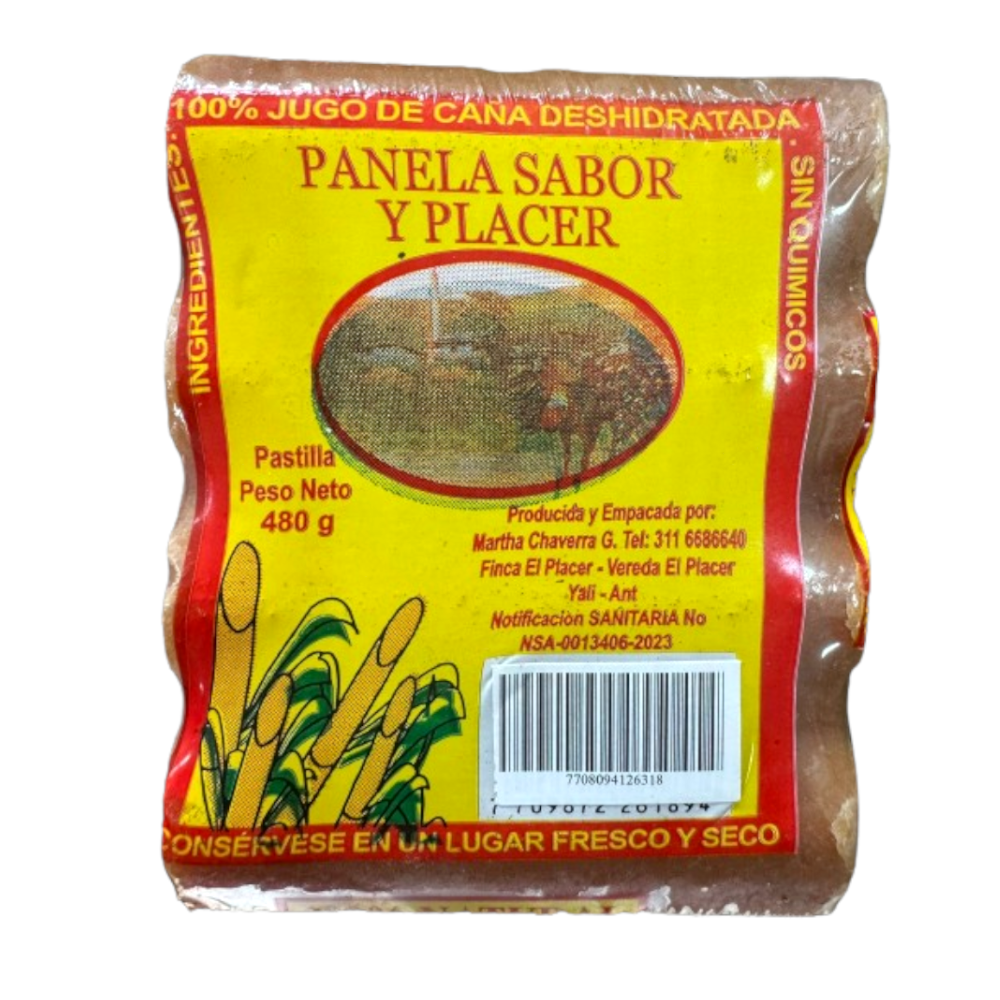 Panela Sabor Y Placer Pastilla 480Gr