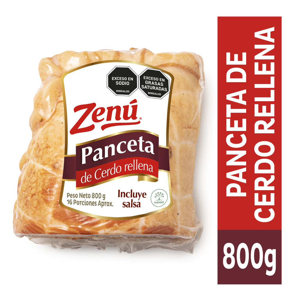 Panceta De Cerdo Rellena Zenú Navidad 800Gr